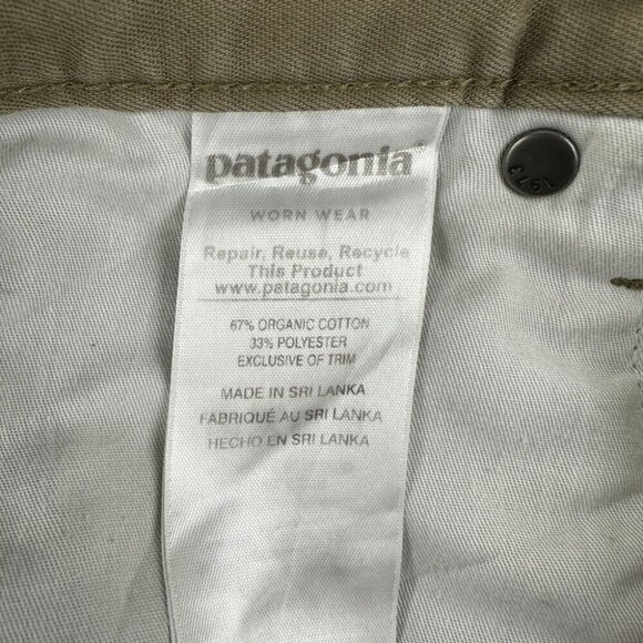 Patagonia Pinyon Pined Beige Pants Women’s Size 12 US 55460 Style Number - Picture 10 of 12